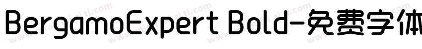 BergamoExpert Bold字体转换